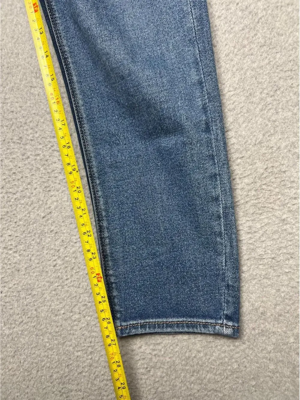 American Eagle Womens Mom Straight Jeans Size 0 Regular Distressed Denim Blue